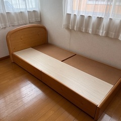 シングルベッド【収納機能付き】