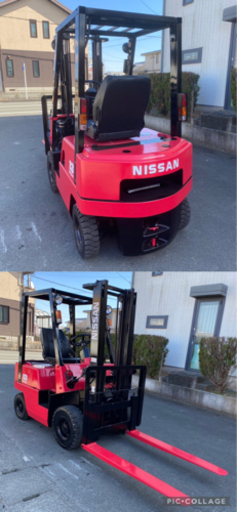 NISSAN ニッサン　 1.3トン　フォークリフト　NSJ01 /2129h /ガソリン車/ サヤフォーク付/動作確認済み/下取可能