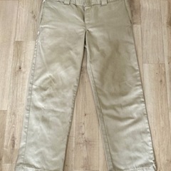 【Dickies】 デッキーズ　used　チノパン　カーキ色👖３４インチの画像
