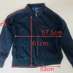 【古着】【3L】【春秋】kent in tradition ケント ジャケット スイングトップ ネイビー ブラックウォッチ裏地の画像