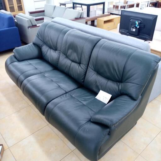 ★ジモティ割あり★  ソファ ダークグレー H85×D80×W195 クリーニング済み OJ8268