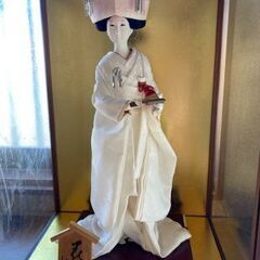 花嫁人形ケース付き　シミなどなく綺麗ですの画像
