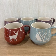 【店頭引き取り限定】マグカップ　カップ　アニマル　5個セット　7...