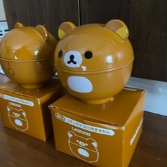 リラックマ蓋付きおわんの画像
