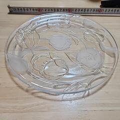 食器　ガラス　プレート　3枚セットの画像