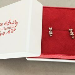 Happy Candle/ハッピーキャンドル　ピアス　ホワイト　...