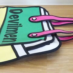 イラスト風バッグの画像