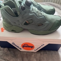 決まりました。ほぼ新品Reebok INSTAPUMP FURY 95 GREEN/BLACK の画像