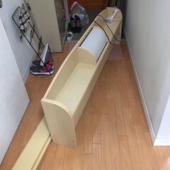 フロアーベッドフレーム、マット無し、ダブルサイズ　差し上げます。