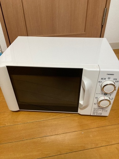 ツインバード 電子レンジ DR-D419 2018年製 50㎐専用 白 TWINBIRD  ホワイト