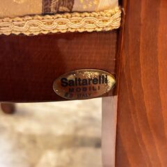 【お話し中】イタリア製　アンティークチェア④　※破れありの画像