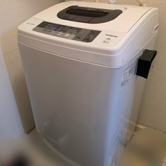 決定しました【搬入手伝って下さる方は無料】HITACHI 全自動洗濯機