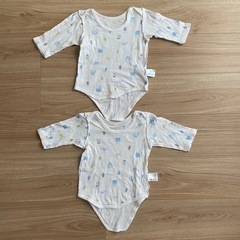 長袖ボディスーツ　ロンパース　4枚セット 80cmの画像