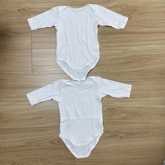 長袖ボディスーツ　ロンパース　4枚セット 80cmの画像