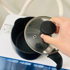 IHは小さな鍋を使い、鍋カバーを着用しますの画像