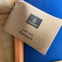 畳めるバッグ、アメニティセットの画像