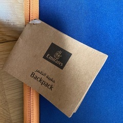 畳めるバッグ、アメニティセットの画像