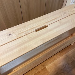 IKEA パイン材ベンチ　ペルヨハン　100cmの画像