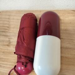 鞄が濡れない　コンパクト折りたたみ傘　未使用　晴れ雨兼用の画像