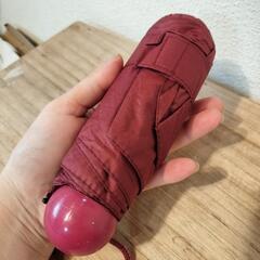 鞄が濡れない　コンパクト折りたたみ傘　未使用　晴れ雨兼用の画像