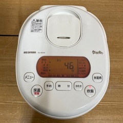k11【アイリスオーヤマ 炊飯器】2020年製 
3合炊きRC-MD30-Wの画像