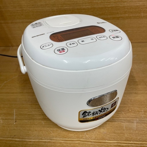 k11【アイリスオーヤマ 炊飯器】2020年製 \n3合炊きRC-MD30-W