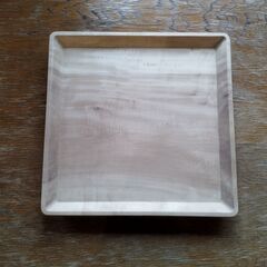 在庫1点 木のトレー 木製 シンプル お盆　/UJ-1197 2Fの画像