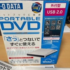 ジャンク品　PORTABLE DVD（外付型）