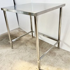 直接引き取り5%OFF ステンレス 作業台 幅830×奥行き750×高さ900mm 調理台 作業台 キッチン台 飲食店 店舗用品 キッチン　厨房機器 工場 事業所 屋外 ワークテーブル 台 の画像