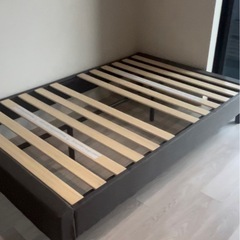 ZINUS 布張り ベッドフレーム セミダブル