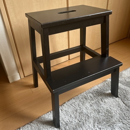 IKEA BEKVÄM ベクヴェーム　踏み台　ブラック