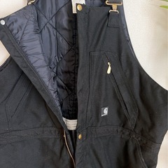Carhartt ブラック オーバーオール FREE おおきめ　オーバーサイズ カーハートの画像