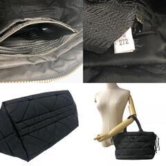 プラダ PRADA トートバッグ Re Nylon パデッド 2WAY 1BG436 ブラックの画像