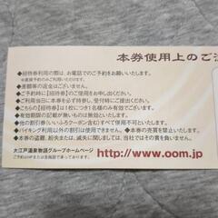 レオマワールド バイキング招待券２枚 レオマの森の画像