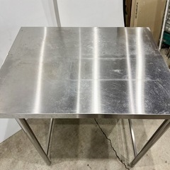 直接引き取り5%OFF 業務用 ステンレス作業台 ハイタイプ 幅900×奥行き700×高さ900mm 三方枠 飲食店 調理台 ワークテーブル 厨房機器 の画像