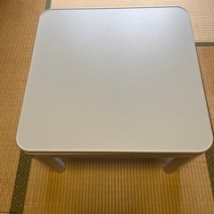 一人暮らしに！リバーシブル天板こたつ　60×60白