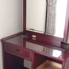 【お渡し済】ドレッサー 鏡台 コンセントありの画像