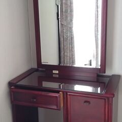【お渡し済】ドレッサー 鏡台 コンセントありの画像