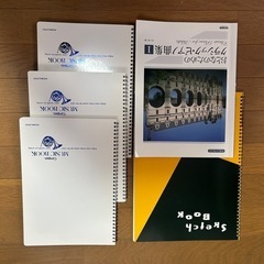 クラッシックピアノ曲集と楽譜ノートほか
