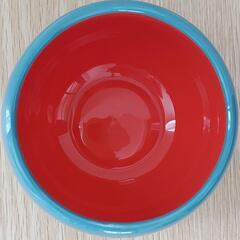【未使用品】OVER&BACK　手描きの陶器　抹茶色の画像