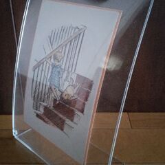 クリアフォトスタンド／マグネット式／19x27cm／受付／案内板の画像