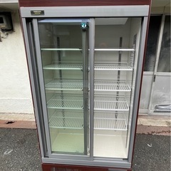 【動確済み】ホシザキ 業務用 リーチイン冷蔵ショーケース RSC-90DT-B 900×450×1880 339L 単相 100V リーチインショーケース 薄型 大阪の画像