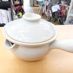 59/703 伊賀焼 行平 白釉　800CC(未使用品)【モノ市...