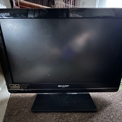 SHARPテレビ　リモコン付き