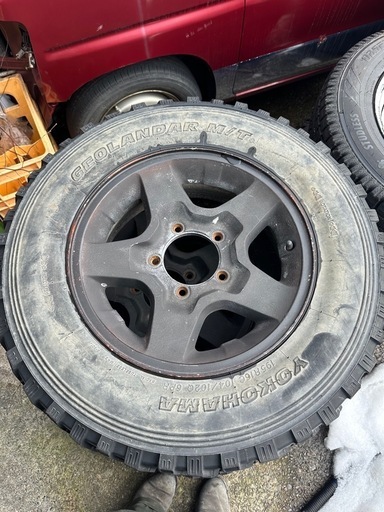 ジムニー用アルミとジオランダーMT+