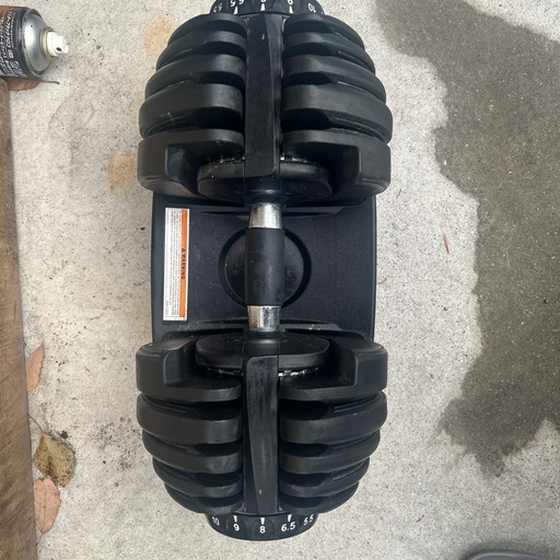 可変式ダンベル24kg×2とインクラインベンチ