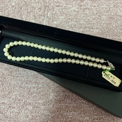 最終お値下げ　本真珠 ホワイト ネックレス 約42cm 新品未使用