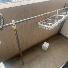物干し竿 伸縮竿2個