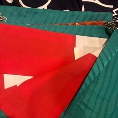 振袖　緑の画像