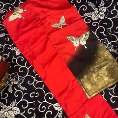中古品　赤振袖